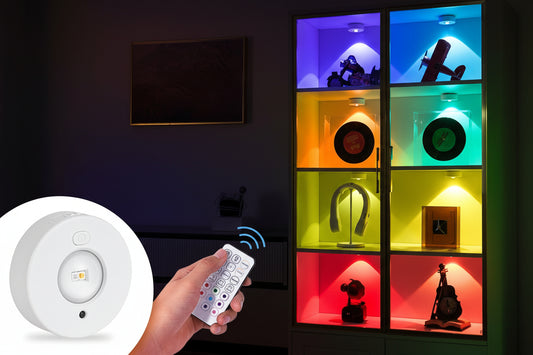 Lampe LED Magnétique Placard - RGB Rechargeable Sans Fil