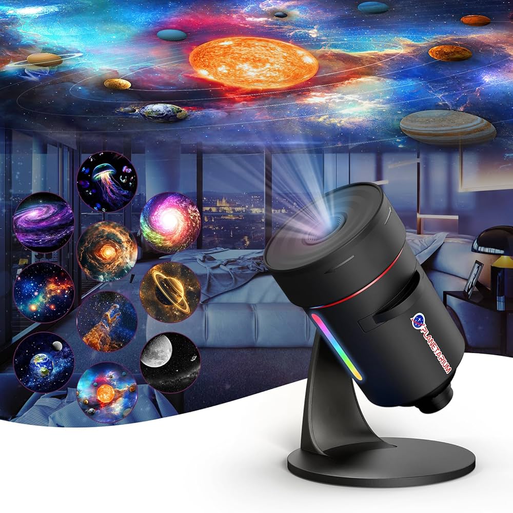 VanSmaGo Galaxy Light Projector – Transformez Votre Chambre en Univers Infini d’Étoiles - AstralLuminance