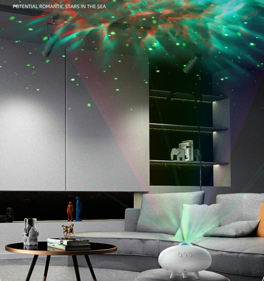 Projecteur UFO Star Light : Lampe de Projection Colorée pour un Ciel Étoilé Futuriste AstralLuminance