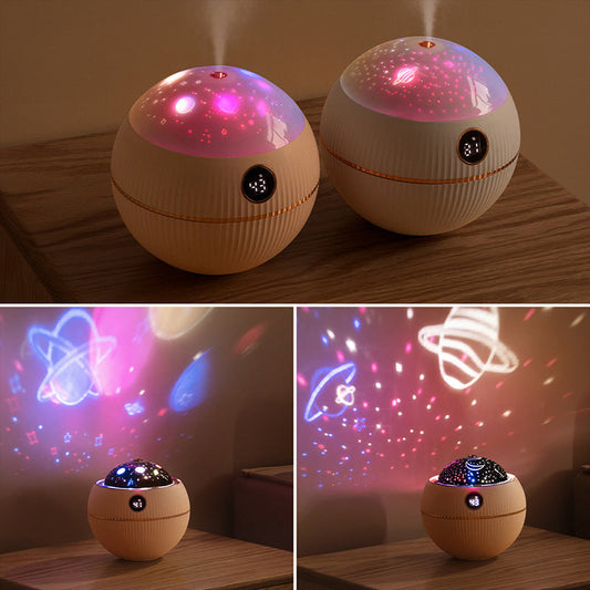 Humidificateur Magique : Brume Relaxante & Projection d’Étoiles Éblouissante - AstralLuminance