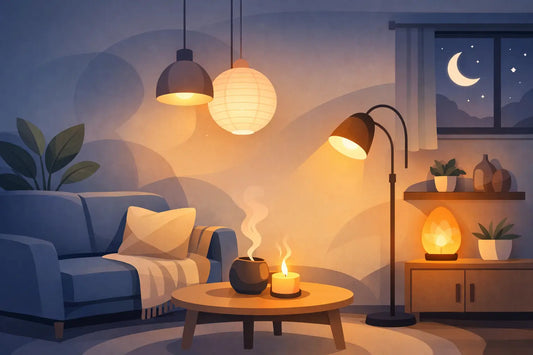 Choisir un éclairage relaxant maison
