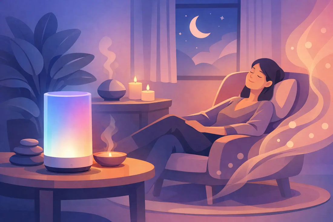 Lampe sensorielle pour se détendre chez soi