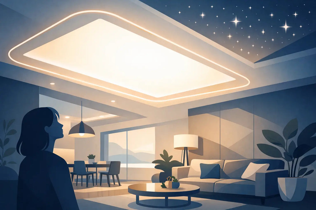 Idée déco plafond lumineux pour une ambiance unique