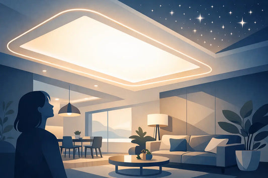 Idée déco plafond lumineux pour une ambiance unique