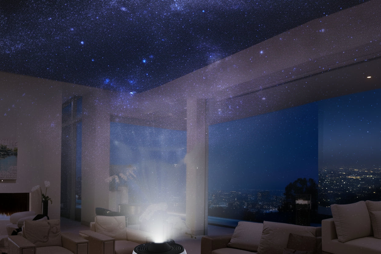 Projecteur LED Planétarium 12 Scènes - Galaxie Rotative 360°