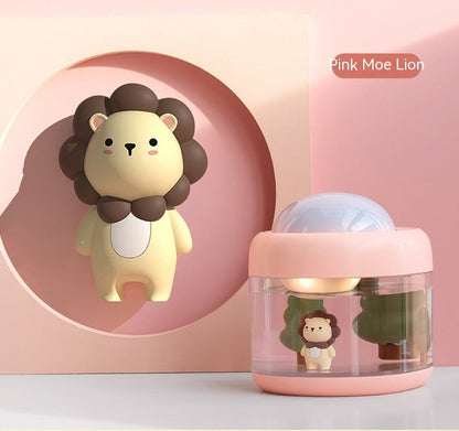 Humidificateur Relaxant 2-en-1 : Brume Apaisante & Projection de Lumière Douce - AstralLuminance