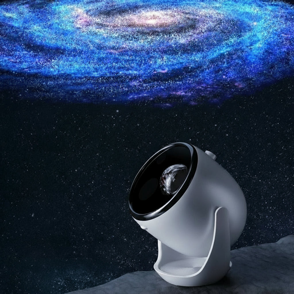Lampe de Projection 3D Dynamique : Transformez Votre Pièce en Ciel Étoilé Vivant - AstralLuminance