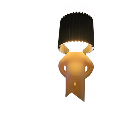 Lampe de Table LED Naughty Boy - Élégance Unique - AstralLuminance