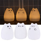 Veilleuse LED Chat Silicone Tactile - 7 Couleurs Rechargeable