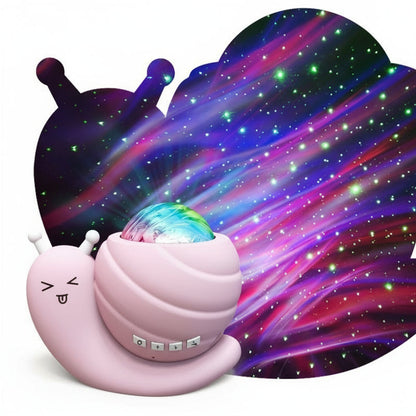 Lampe Escargot Magique : Projection de Ciel Étoilé pour une Ambiance Douce et Enchantée AstralLuminance