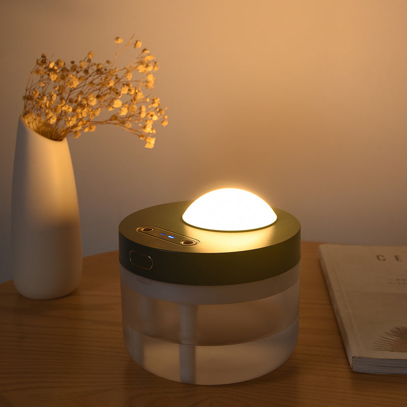 Veilleuse Rotative 3-en-1 : Humidificateur, Projection Ciel Étoilé & Portable Rechargeable pour une Chambre Magique - AstralLuminance
