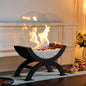 Foyer Décoratif à l'Éthanol — Flammes Authentiques, Design Prestige