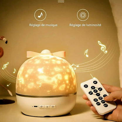 Boîte à Musique Ciel Étoilé de Rêve : Mélodies Douces pour Nuits Magiques - AstralLuminance
