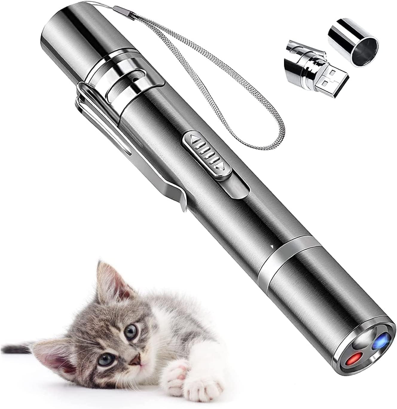 Lampe de Poche Ludique pour Chat : Projection Amusante pour des Jeux Infini AstralLuminance