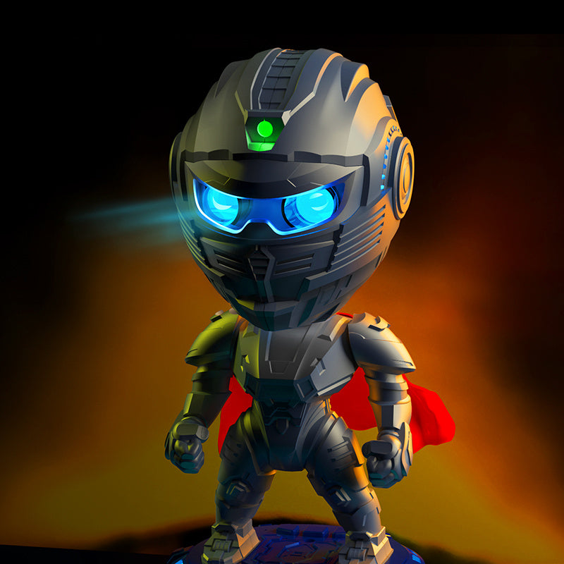 Veilleuse Mecha Samurai : Projection de Ciel Étoilé pour une Ambiance Épique et Relaxante AstralLuminance