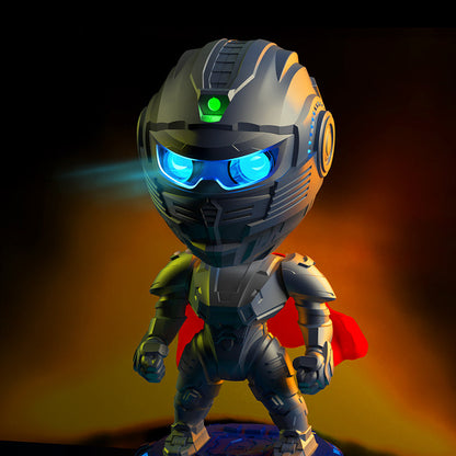 Veilleuse Mecha Samurai : Projection de Ciel Étoilé pour une Ambiance Épique et Relaxante AstralLuminance