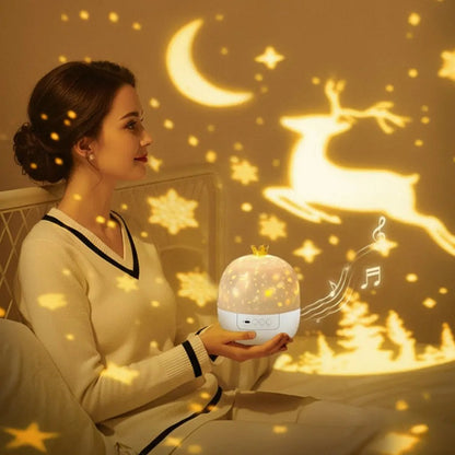 Boîte à Musique Ciel Étoilé de Rêve : Mélodies Douces pour Nuits Magiques - AstralLuminance