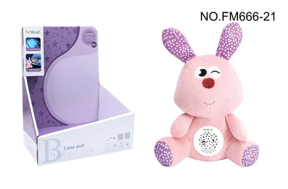 Veilleuse peluche musicale  Lumières et berceuses apaisantes - AstralLuminance