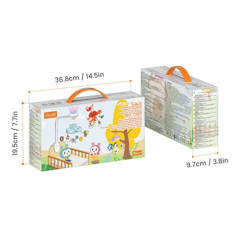 Veilleuse Peluche Bébé : Projection de Ciel Étoilé avec Douce Cloche Apaisante - AstralLuminance