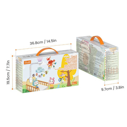 Veilleuse Peluche Bébé : Projection de Ciel Étoilé avec Douce Cloche Apaisante - AstralLuminance