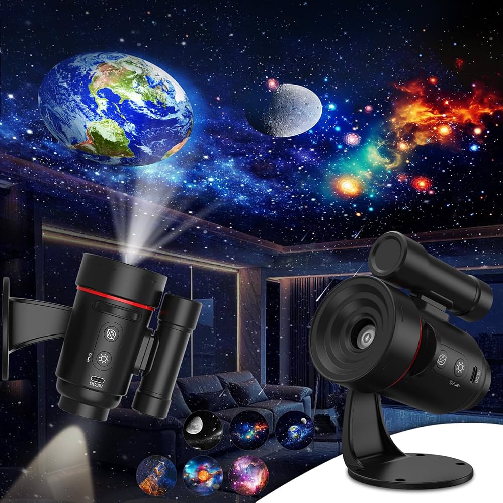 VanSmaGo Galaxy Light Projector – Transformez Votre Chambre en Univers Infini d’Étoiles - AstralLuminance