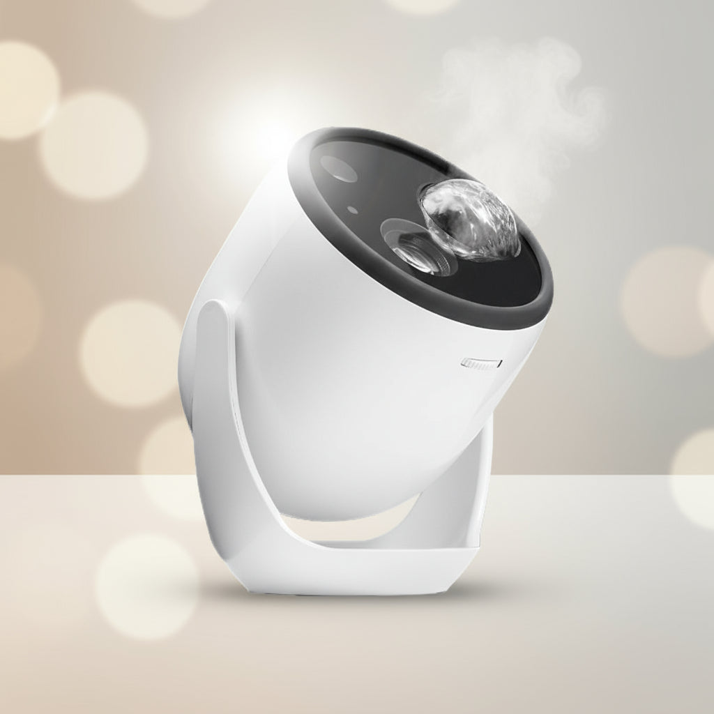 Lampe de Projection 3D Dynamique : Transformez Votre Pièce en Ciel Étoilé Vivant - AstralLuminance