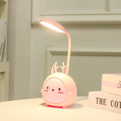 Light for Children Kids Reading Study Bedroom Living Room Desk Lamp Eye Protection USB Night Light Cartoon Desk Lamp - AstralLuminance