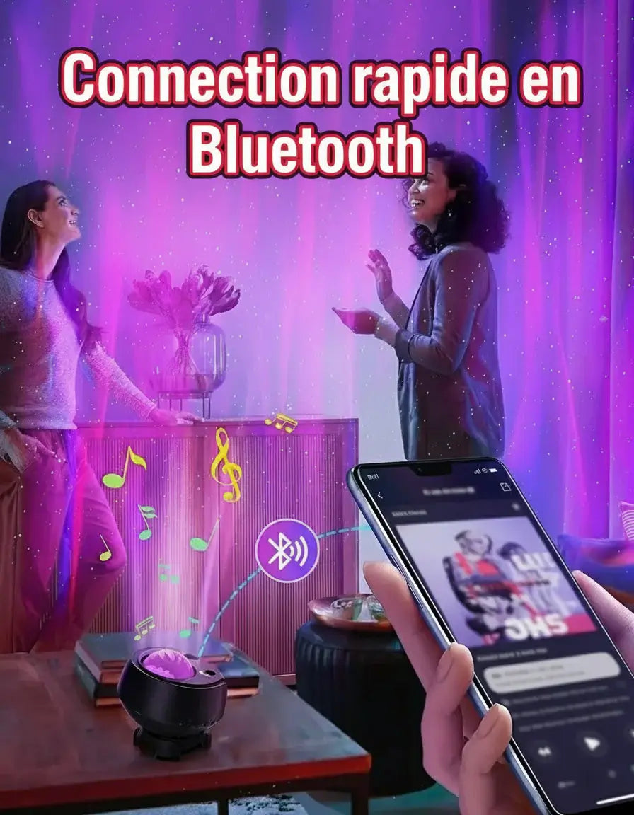 YTKIH Galaxy Projector : Plongez dans un Univers d’Étoiles et de Galaxies Magiques - AstralLuminance