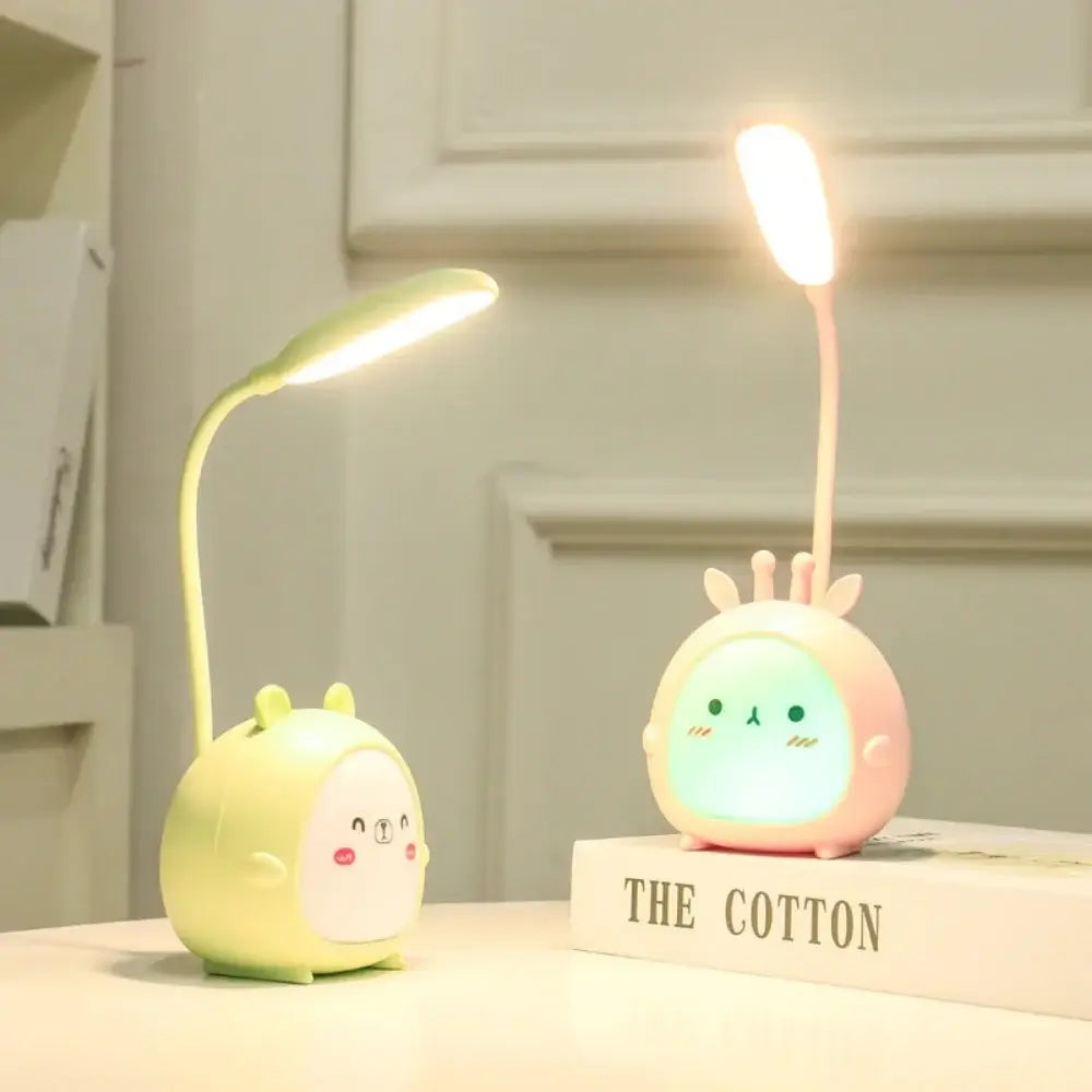 Light for Children Kids Reading Study Bedroom Living Room Desk Lamp Eye Protection USB Night Light Cartoon Desk Lamp - AstralLuminance