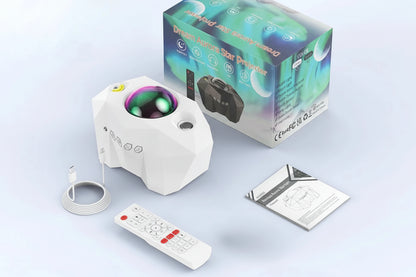 NEW Aurora Projectors Galaxy Star Projector Northern Light Starry Sky Moon Lamp For Bedroom Decor Bluetooth Music Nightlights - AstralLuminance