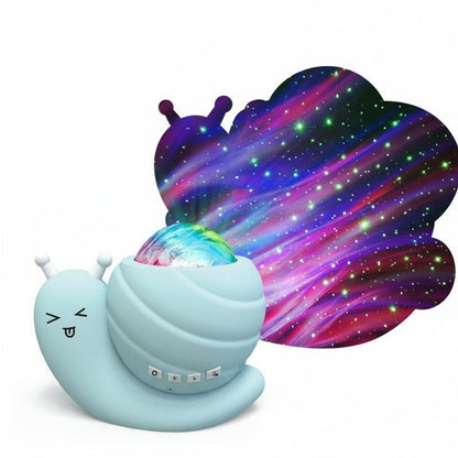 Lampe Escargot Magique : Projection de Ciel Étoilé pour une Ambiance Douce et Enchantée AstralLuminance