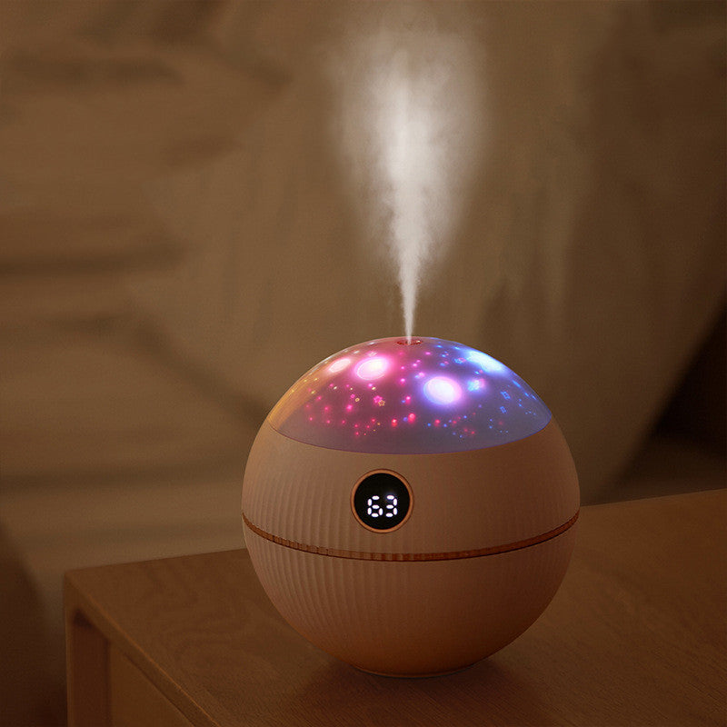Nouveau Humidificateur Magique : Brume Relaxante & Projection d’Étoiles Éblouissante - AstralLuminance