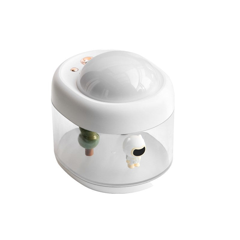 Humidificateur Relaxant 2-en-1 : Brume Apaisante & Projection de Lumière Douce - AstralLuminance