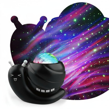 Lampe Escargot Magique : Projection de Ciel Étoilé pour une Ambiance Douce et Enchantée AstralLuminance