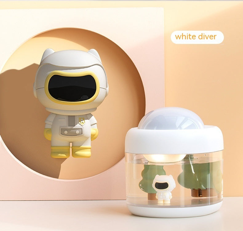 Humidificateur Relaxant 2-en-1 : Brume Apaisante & Projection de Lumière Douce - AstralLuminance