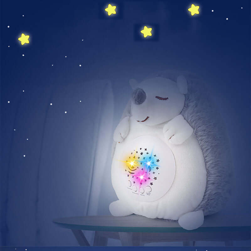 Veilleuse peluche musicale  Lumières et berceuses apaisantes - AstralLuminance