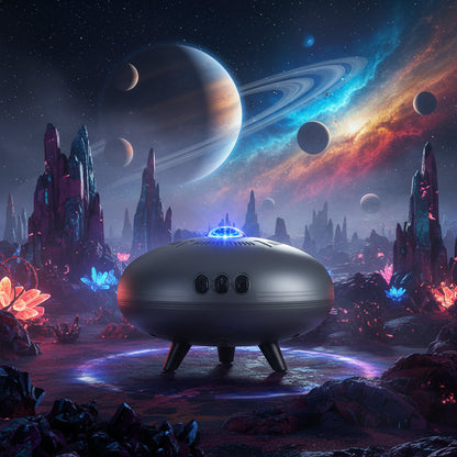 Projecteur UFO Star Light : Lampe de Projection Colorée pour un Ciel Étoilé Futuriste AstralLuminance