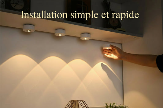 Lampe LED Magnétique Placard - RGB Rechargeable Sans Fil