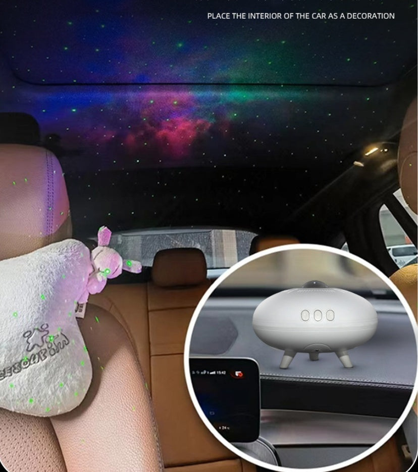 Projecteur UFO Star Light : Lampe de Projection Colorée pour un Ciel Étoilé Futuriste AstralLuminance