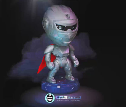 Veilleuse Mecha Samurai : Projection de Ciel Étoilé pour une Ambiance Épique et Relaxante