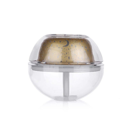 Lampe de Nuit Cristal USB 2-en-1 : Projection Magique & Humidificateur d’Air Apaisant - AstralLuminance