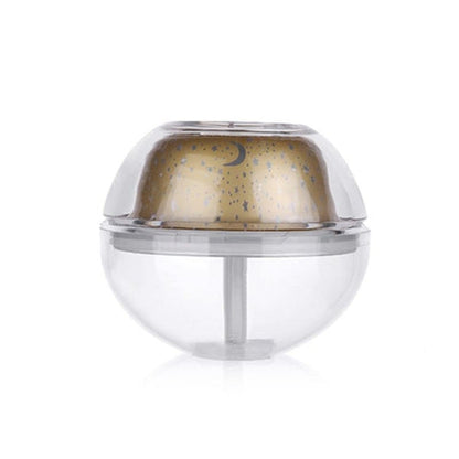 Lampe de Nuit Cristal USB 2-en-1 : Projection Magique & Humidificateur d’Air Apaisant - AstralLuminance